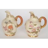 Two late 19th Century Royal Worcester fl
