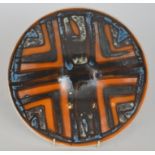 A Poole Pottery Delphis bowl by Carol Cu