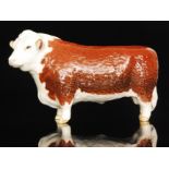 A Beswick Hereford bull