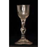 An 18th Century drinking glass circa 174