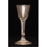 An 18th Century drinking glass circa 174