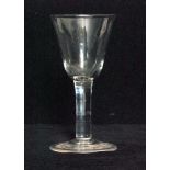 An 18th Century drinking glass circa 174