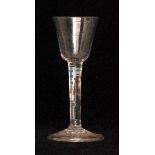 An 18th Century drinking glass circa 174