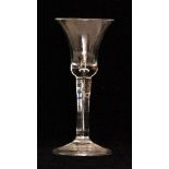 An 18th Century drinking glass circa 174