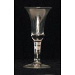 An 18th Century drinking glass circa 174