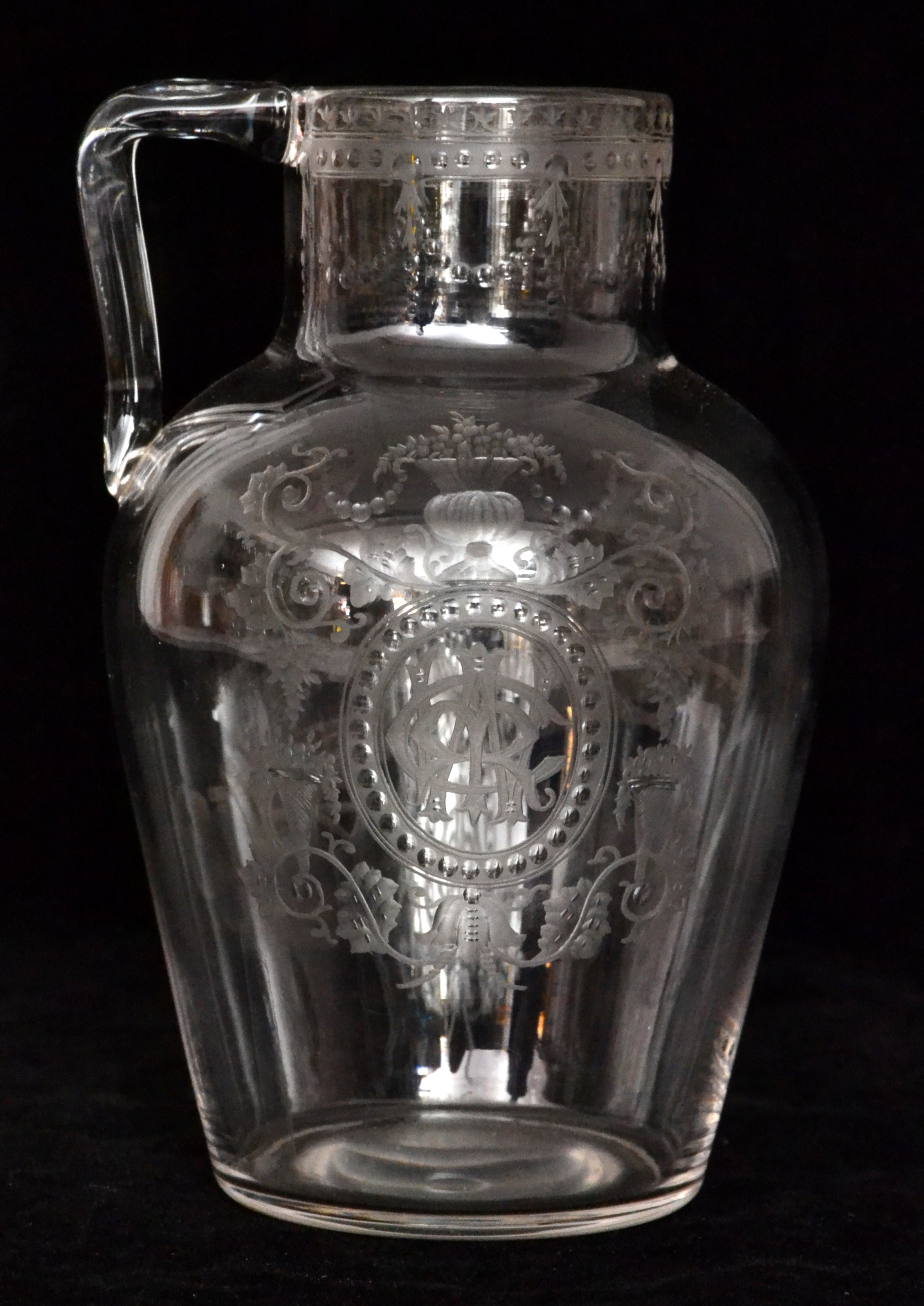 A late 19th Century Stourbridge crystal