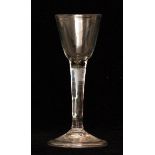 An 18th Century drinking glass circa 174