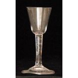 An 18th Century drinking glass circa 174