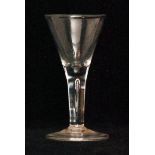 An 18th Century drinking glass circa 174