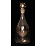 An 18th Century clear crystal decanter c