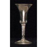 An 18th Century drinking glass circa 174