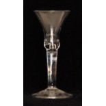 An 18th Century drinking glass circa 175