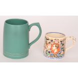 A 1930s Burleigh Ware Coronation mug des