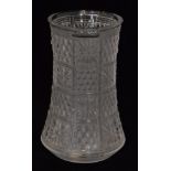 A contemporary Lalique crystal glass vas
