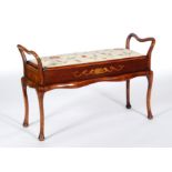 An early 20th Century stained beech duet