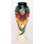 A Moorcroft Pottery vase of tapering foo