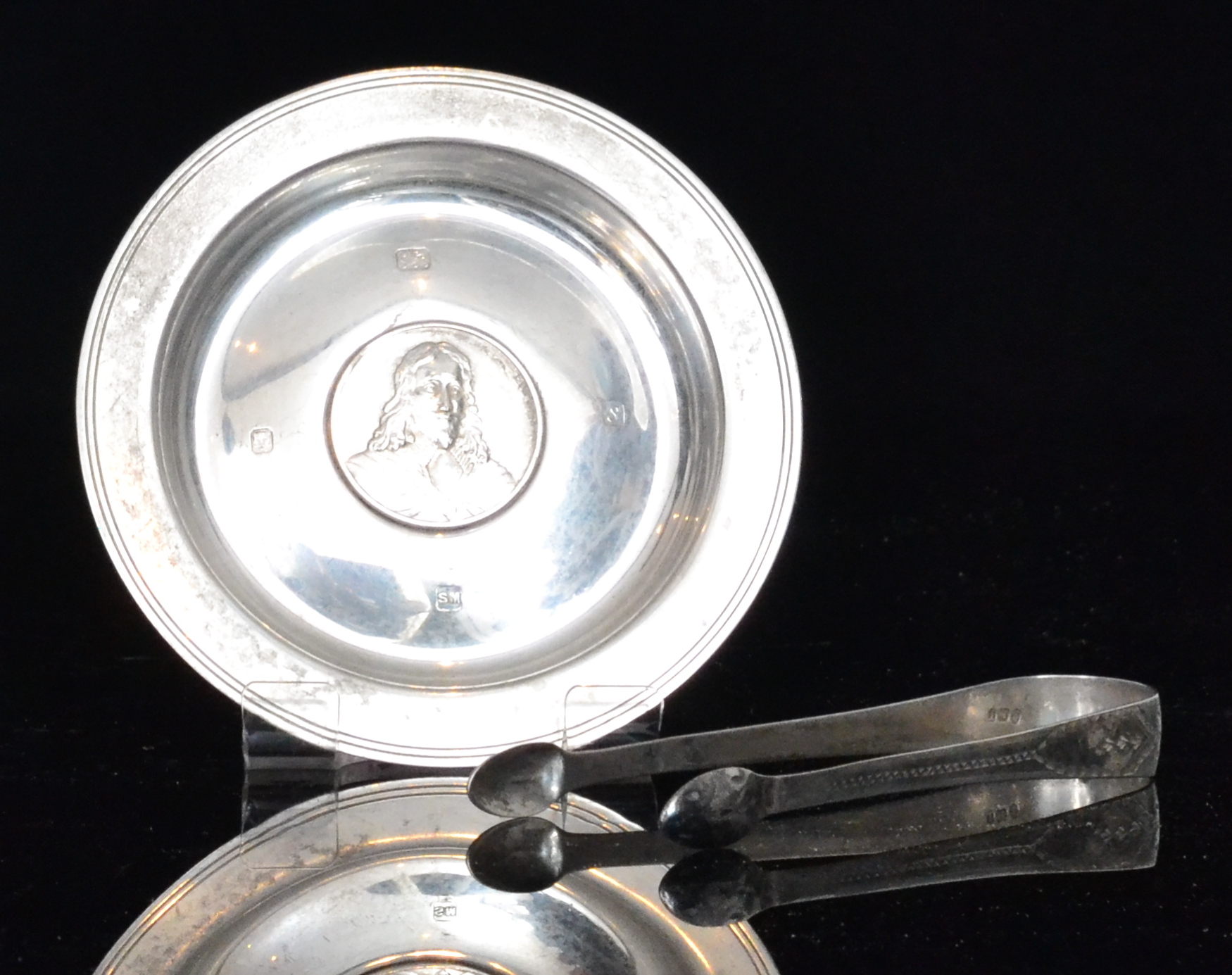 A pair of George III hallmarked silver s