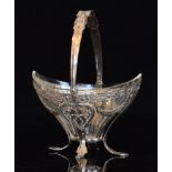 An early 20th Century silver plated swin