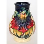 A Moorcroft Pottery vase of high shoulde