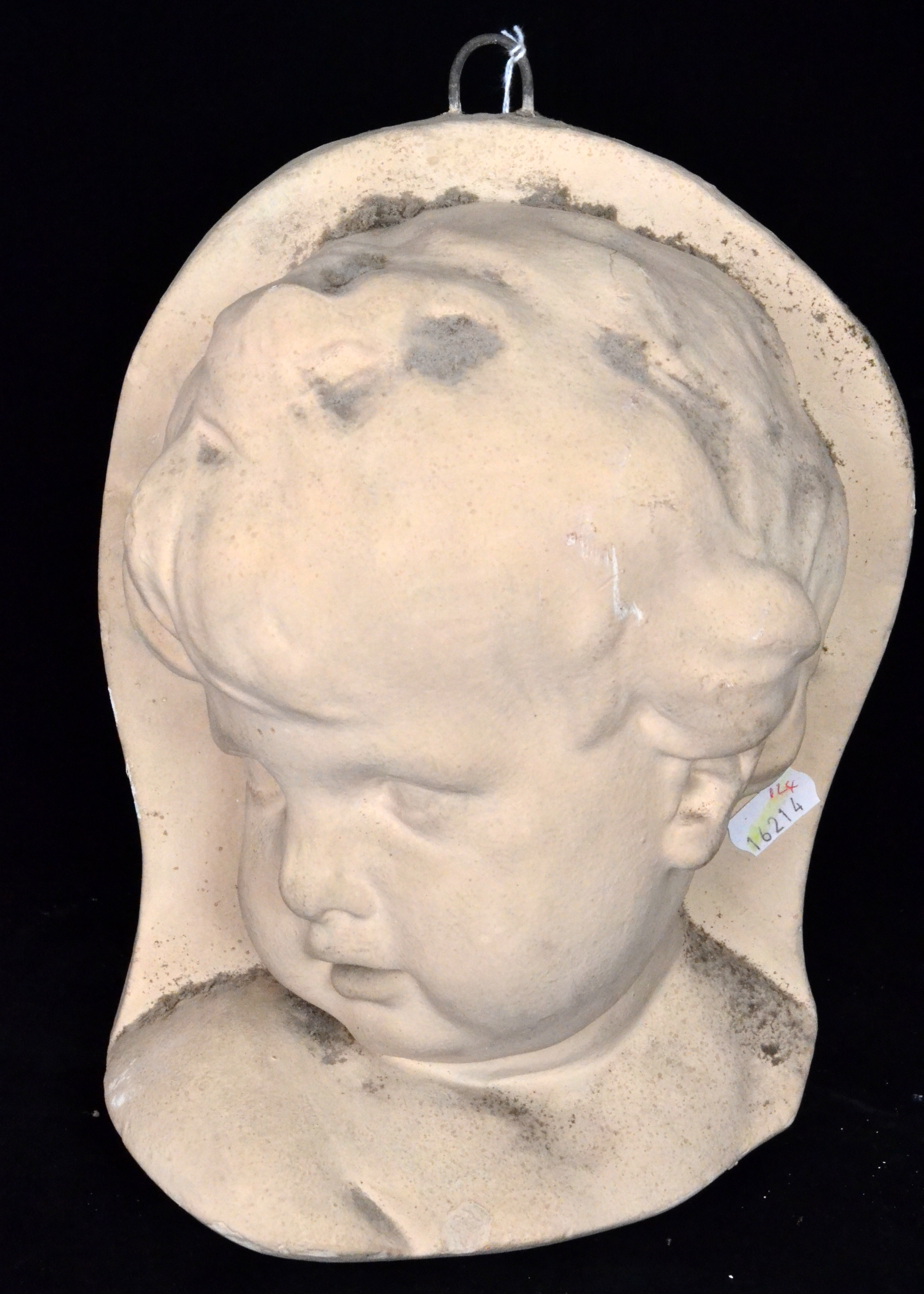 A 19th Century plaster cast wall mounted