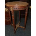 A late 19th Century French circular oak