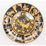 A Royal Doulton cabinet plate decorated