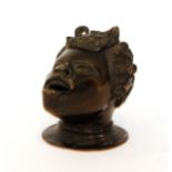 After the antique - A small bronze lamp