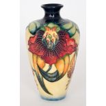 A small Moorcroft Pottery shouldered vas