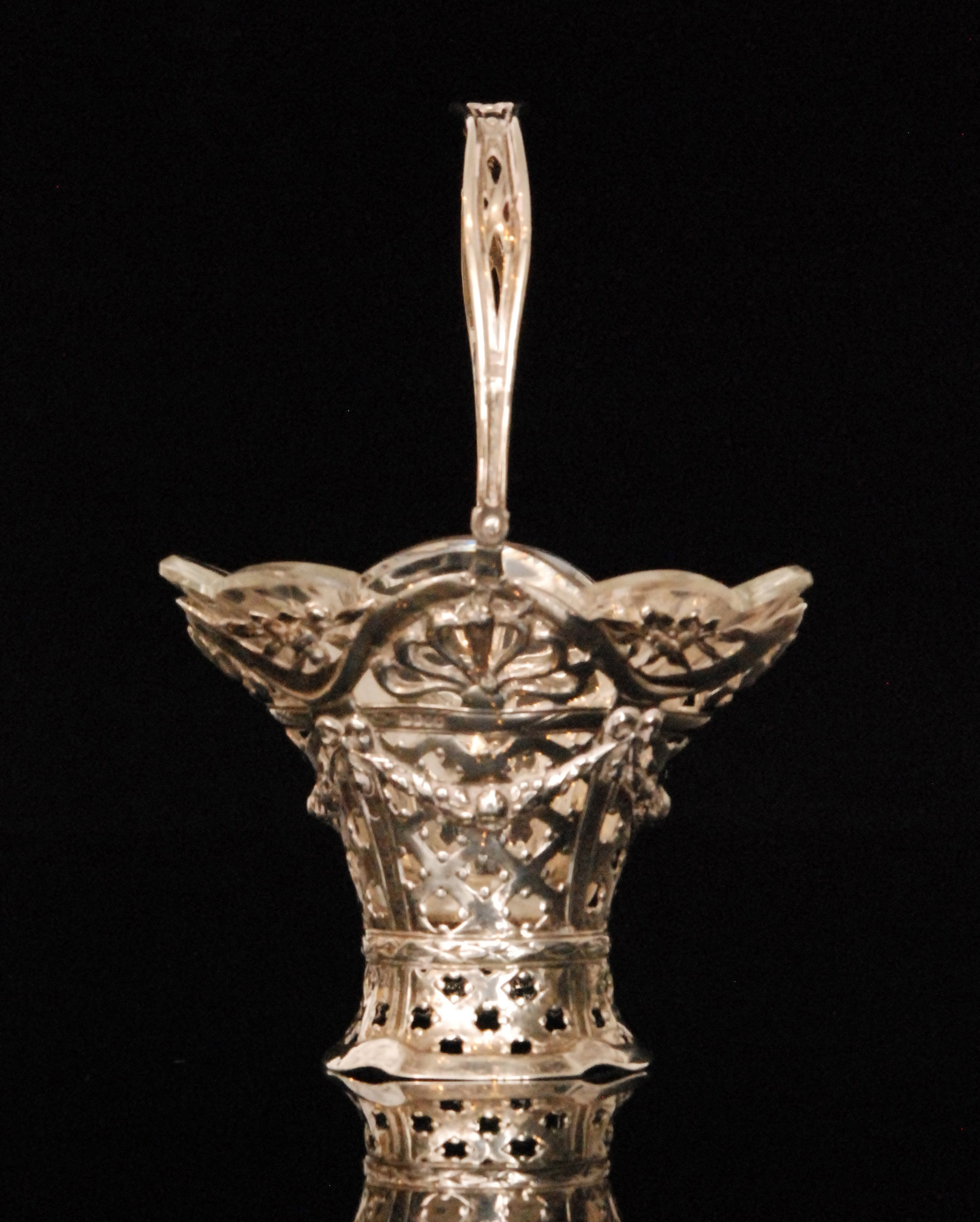 An 18th Century French silver pierced sw