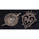 Two Scottish Iona silver brooches, one f