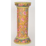 A late 19th Century jardiniere pedestal