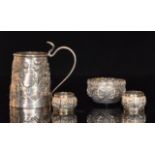 An early 20th Century Indian silver mug,