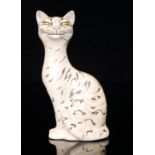 Christina Gray - A later 20th Century model of a stylised seated cat with grinning face and hand