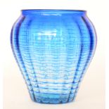 Harry Powell - James Powell & Sons - Whitefriars - A 1930s 'Minoan' glass vase of swollen ovoid