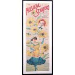 Unknown - A late 19th Century lithographic poster for The Musical Schafers novelty 'Musical