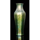 Loetz - An early 20th Century Crete Papillon vase of high shouldered form,