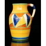 Clarice Cliff - Original Bizarre - A single handled Lotus jug circa 1928,