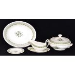 Eric Ravilious - Wedgwood - Green Persephone / Harvest Time - A collection of assorted dinner wares