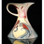 Samantha Johnson - Black Ryden - Dancing Wind - A ewer of waisted form decorated with hand painted