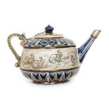 Hannah Barlow - Doulton Lambeth - A late 19th Century teapot for one,