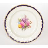 An early 19th Century Derby porcelain plate,