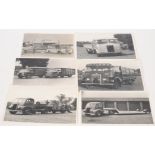 A collection of 1950s large original black and white photographs for Guy Motors Ltd,