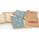 A collection of six early 20th Century Japanese story books each with printed coloured pages