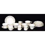 A small collection of assorted Eric Ravilious for Wedgwood Garden pattern teawares comprising three