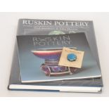 A Ruskin Pottery 'Real Ruskin Ware Genuine Varco Make' brooch,