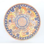 A 1930s Charlotte Rhead for Crown Ducal Byzantine pattern 2681 charger, printed mark, signed,