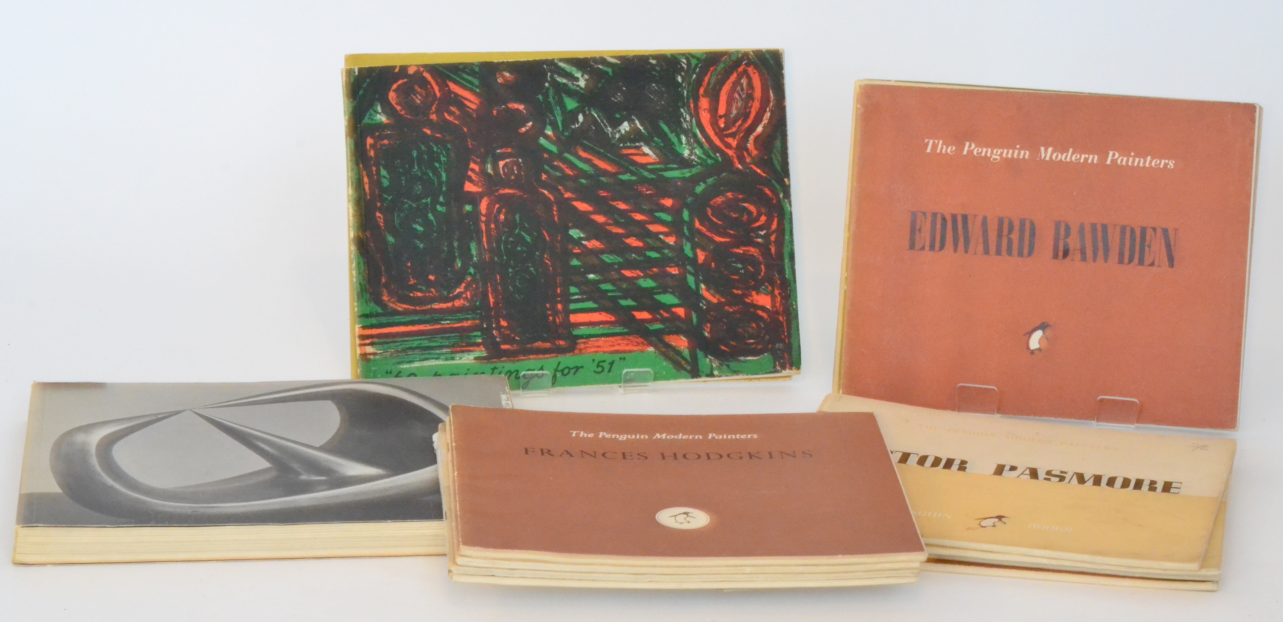 Penguin Modern Painters - Eleven assorted 1940s soft cover books for Stanley Spencer, Paul Nash,