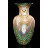 A later 20th Century Italian Murano art glass vase designed by Franco Moretti for SAE Sadelmi of