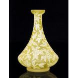 A late 19th Century Stourbridge cameo glass vase,