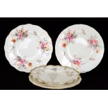 Five assorted Royal Crown Derby plates comprising two Derby Posies pattern plates,